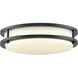 Abide LED LED 10.24 inch Matte Black Flush Mount Ceiling Light, Small, Progress LED
