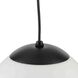Atwell 1 Light 12 inch Matte Black Pendant Ceiling Light, Large