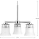 Cascadia 3 Light 21 inch Polished Chrome Chandelier Ceiling Light
