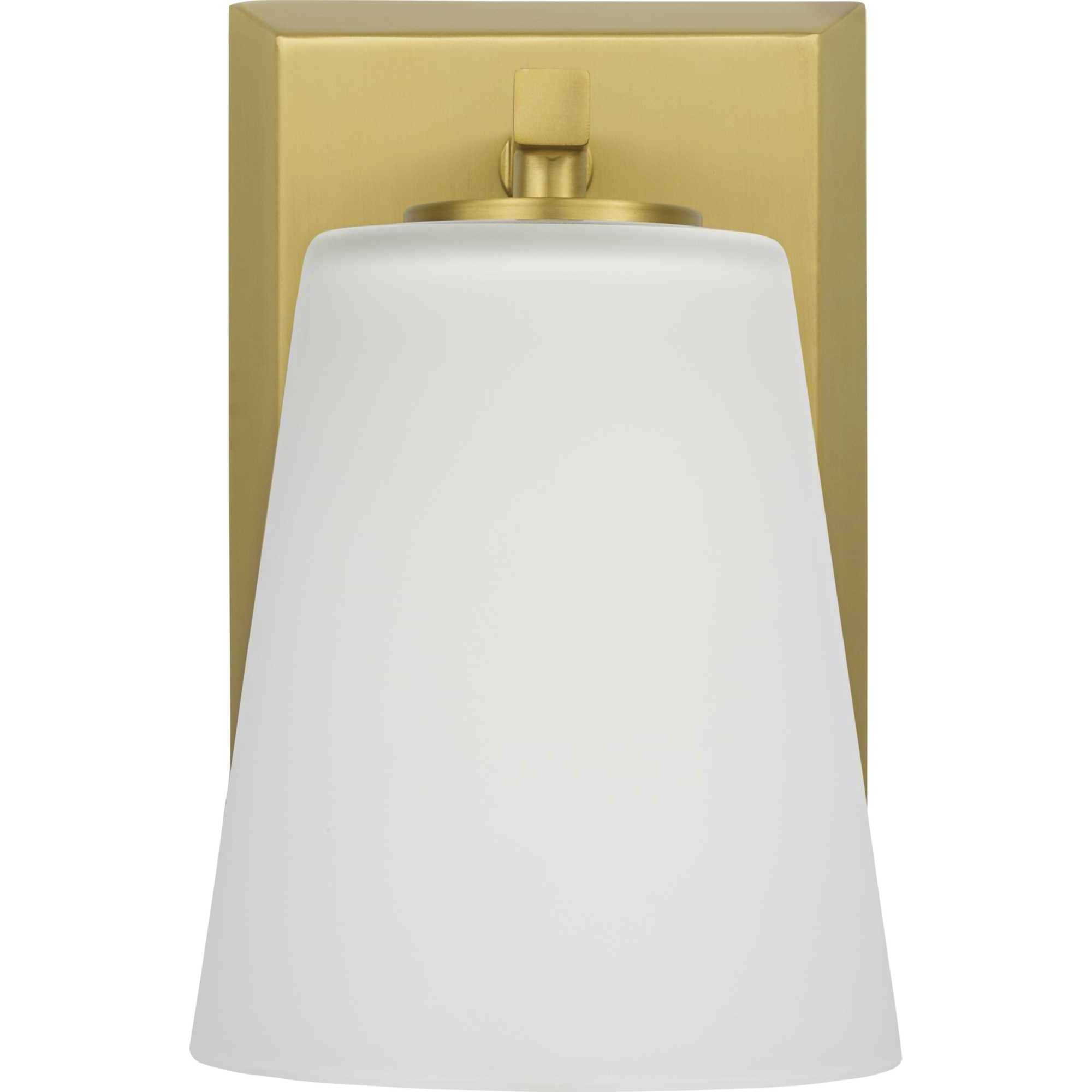 Vertex 1 Light 4.75 inch Brushed Gold Bath Light Wall Light