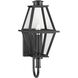 Bradshaw 1 Light 18.12 inch Textured Black Outdoor Wall Lantern, Design Series