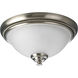 Pavilion 1 Light 12 inch Brushed Nickel Close-to-Ceiling Ceiling Light