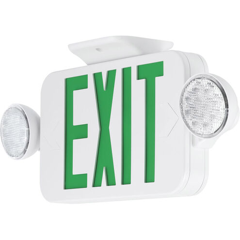 Exit Signs LED 18 inch White Emergency Exit Light Ceiling Light in Green