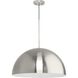 Perimeter 1 Light 23.62 inch Brushed Nickel Pendant Ceiling Light