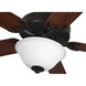 Builder 52 inch Architectural Bronze with Medium Cherry/Classic Walnut Blades Ceiling Fan