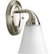 Lahara 1 Light 6 inch Brushed Nickel Bath Vanity Wall Light