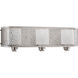Mingle 3 Light 24 inch Brushed Nickel Bath Vanity Wall Light