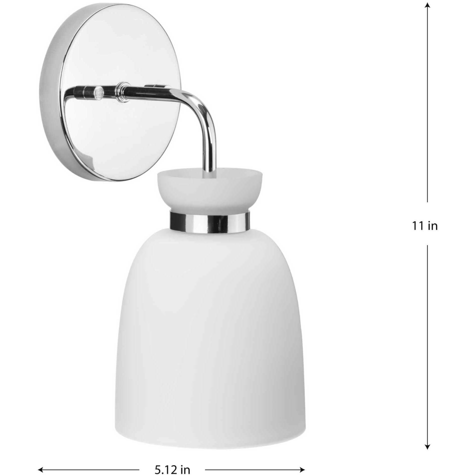 Lexie 1 Light 5.12 inch Polished Chrome Bathroom Vanity Light Wall Light