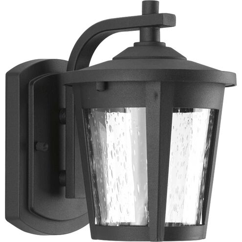 East Haven LED LED 8 inch Textured Black Outdoor Wall Lantern, Small, Progress LED