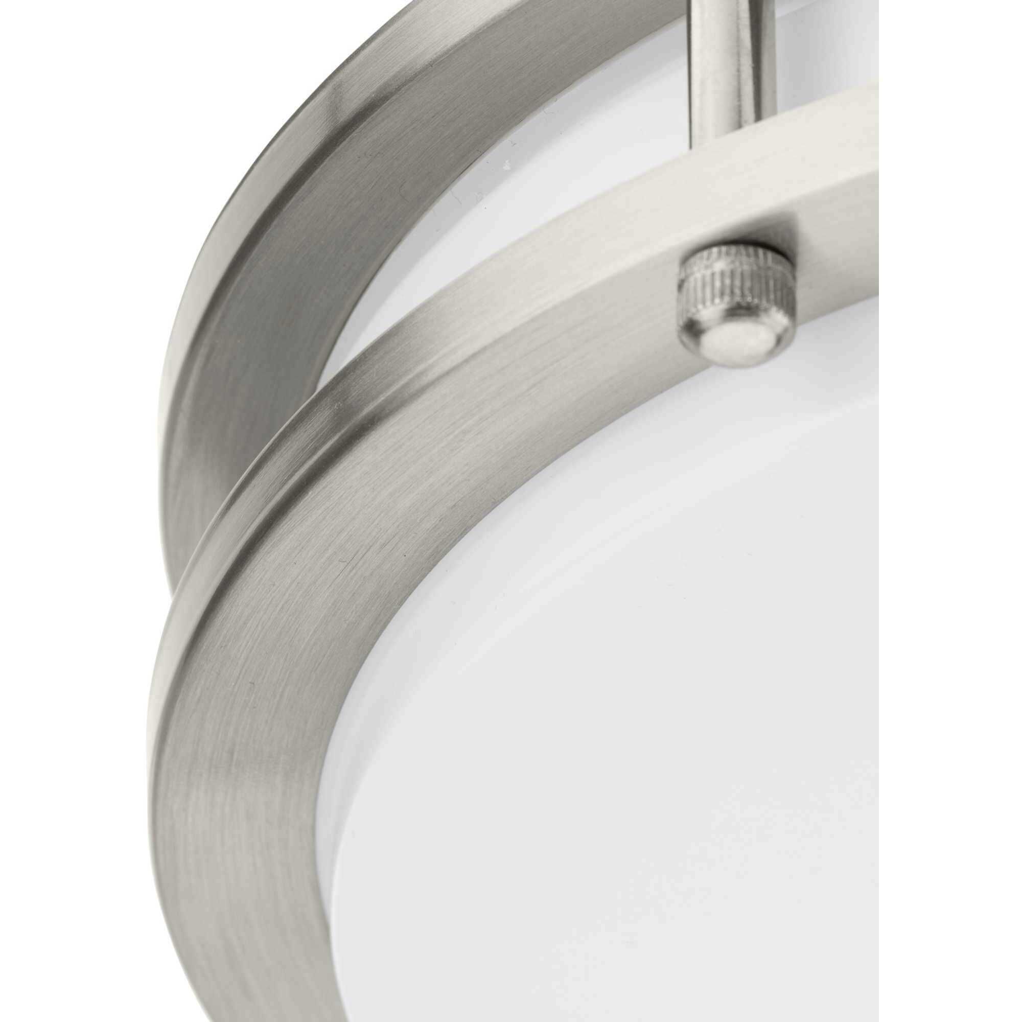 Abide LED LED 10.24 inch Brushed Nickel Flush Mount Ceiling Light, Small, Progress LED