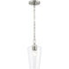 Celino 1 Light 5 inch Brushed Nickel Pendant Ceiling Light