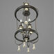 Bergamo 4 Light 18.75 inch Forged Bronze Foyer Pendant Ceiling Light, Design Series