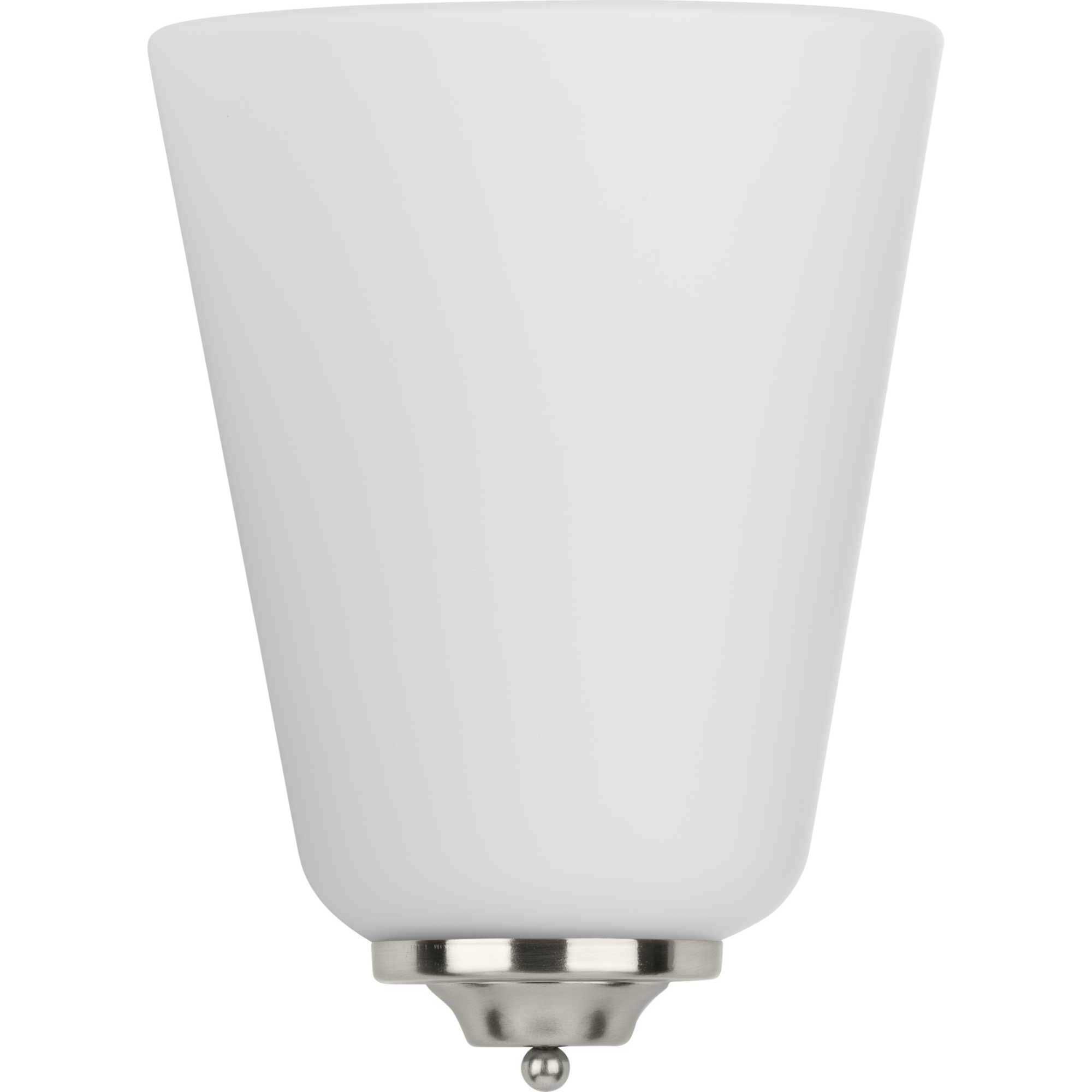 LED Sconce LED 8 inch Brushed Nickel ADA Wall Sconce Wall Light, Progress LED