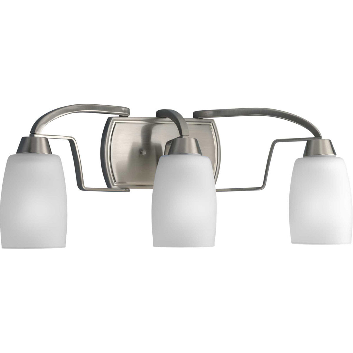 Wisten 3 Light 21 inch Brushed Nickel Bath Vanity Wall Light in Bulbs Not Included, Standard