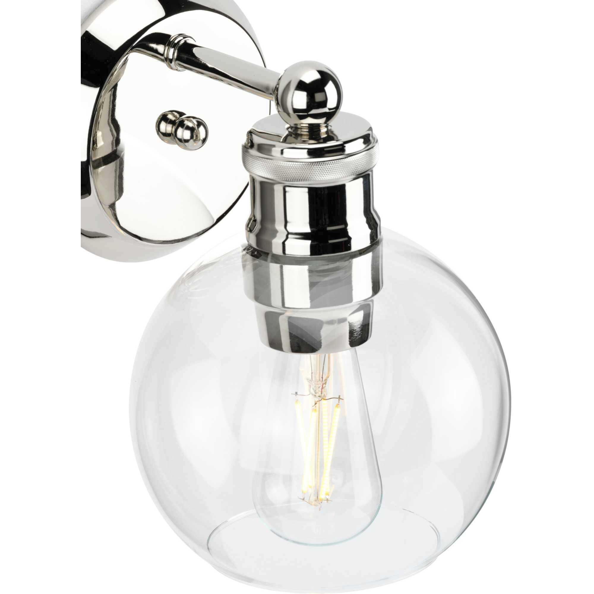 Hansford 1 Light 7 inch Polished Nickel Bath Vanity Wall Light