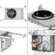 4in Recessed Housing PAR20 Unfinished Recessed Can in IC Rated, New Construction