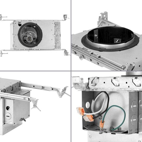 4in Recessed Housing PAR20 Unfinished Recessed Can in IC Rated, New Construction
