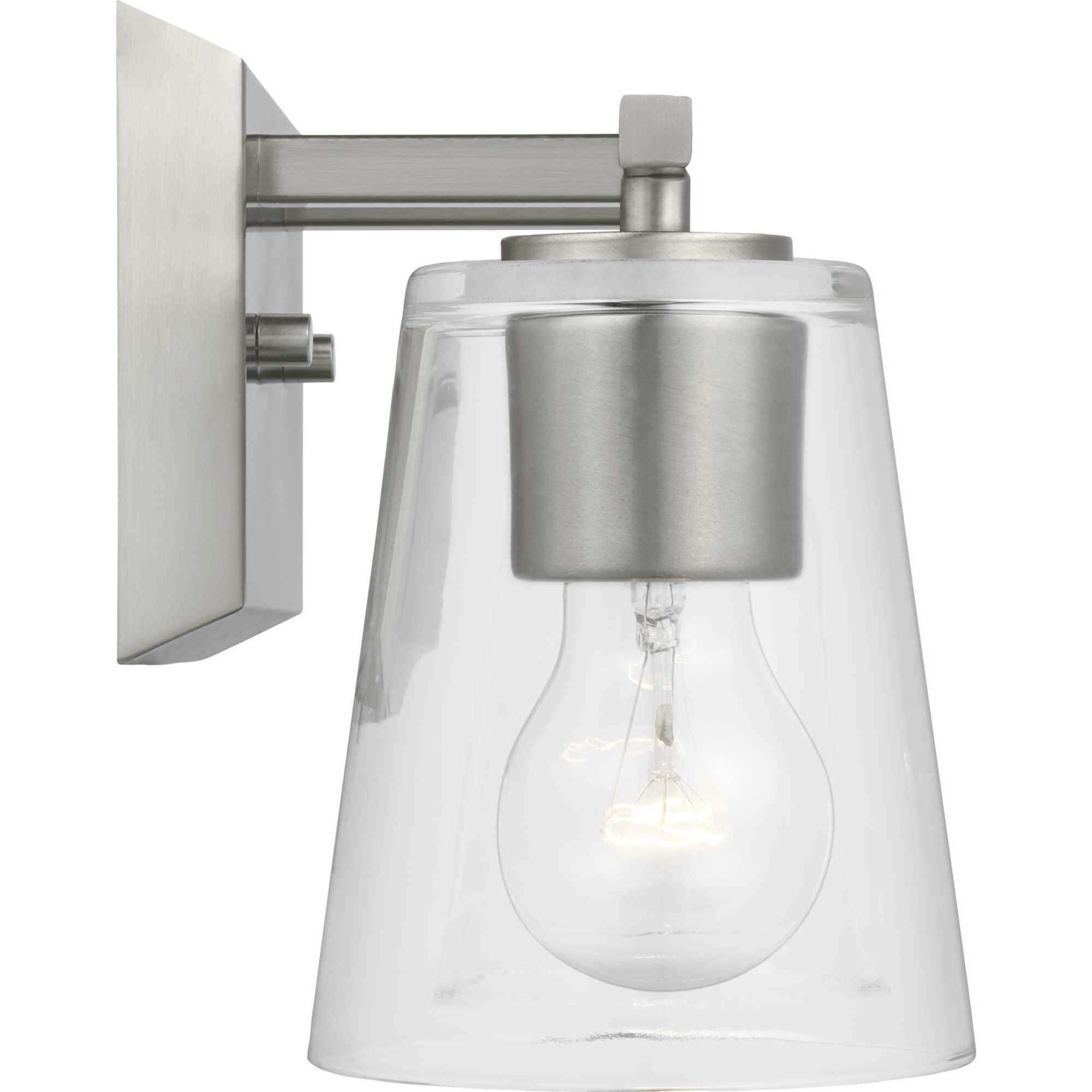 Vertex 2 Light 12.87 inch Brushed Nickel Bath Light Wall Light