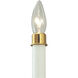 Accessory Shade Polished Brass Candle Cap Accessory, for Chandeliers