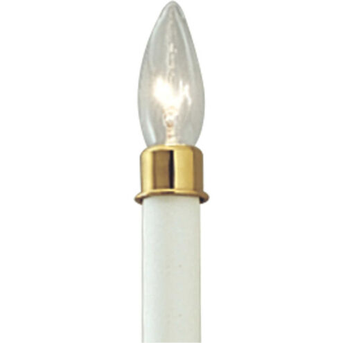 Accessory Shade Polished Brass Candle Cap Accessory, for Chandeliers