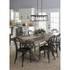 Briarwood 5 Light 38 inch Textured Black Linear Chandelier Ceiling Light