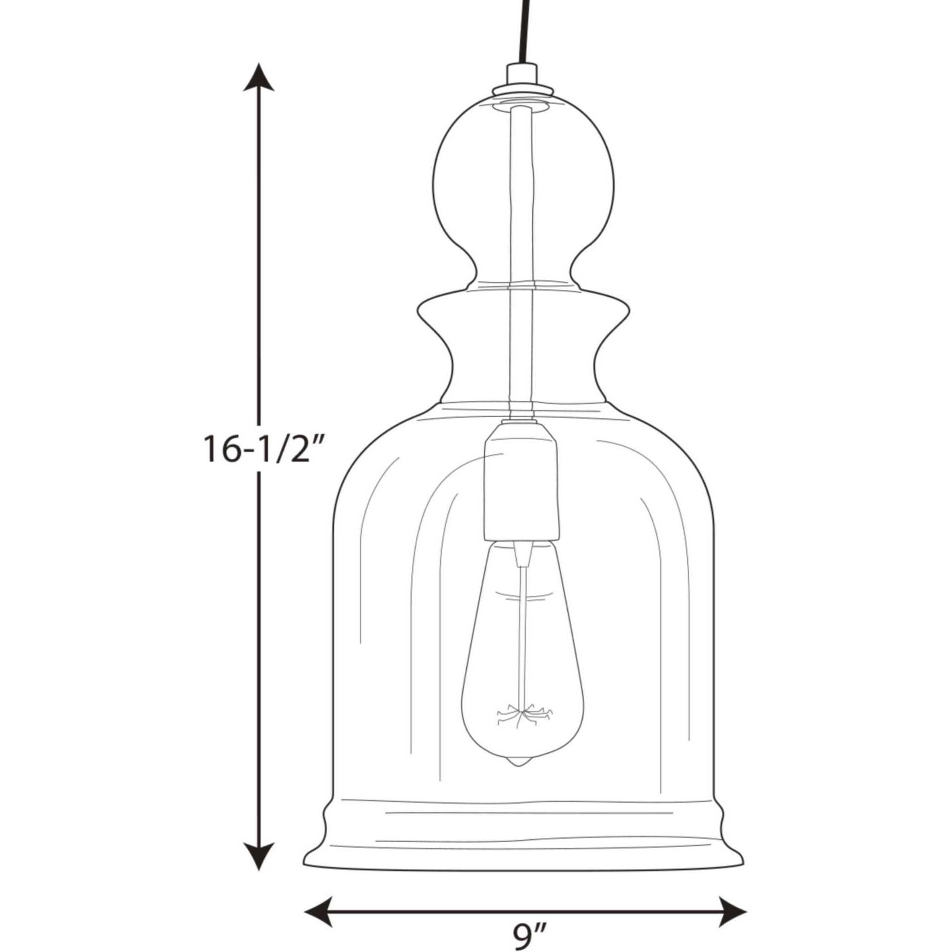 Staunton 1 Light Graphite Pendant Ceiling Light, Design Series