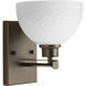 Legend 1 Light 7 inch Antique Bronze Bath Vanity Wall Light