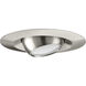 LED Recessed LED Brushed Nickel Recessed Trim, Progress LED