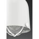 Era 1 Light Matte Black Pendant Ceiling Light, Design Series