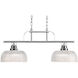 Archie 2 Light 10.63 inch Polished Chrome Chandelier Ceiling Light