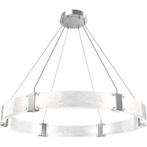 Parallel LED 48 inch Classic Silver Chandelier Ceiling Light, Ring