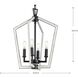Galloway 4 Light 14.25 inch Matte Black Foyer Light Ceiling Light