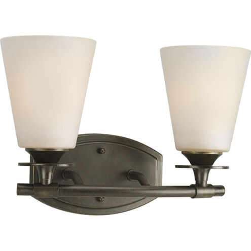 Cantata 2 Light 13 inch Forged Bronze Bath Vanity Wall Light