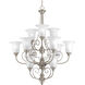 Kensington 12 Light 34 inch Brushed Nickel Chandelier Ceiling Light