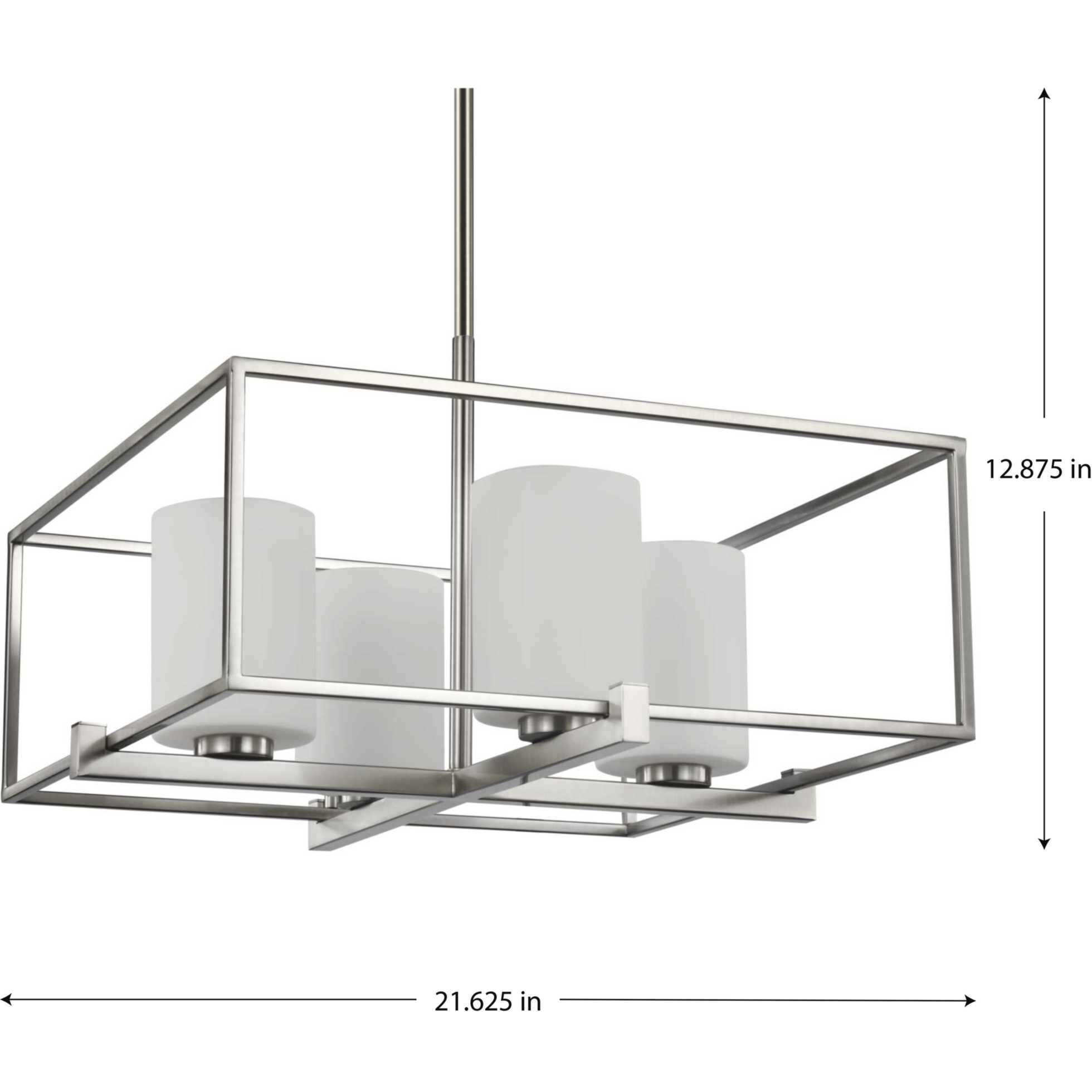 Chadwick 4 Light 22 inch Brushed Nickel Chandelier Ceiling Light