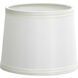 Anjoux Ivory Silk 5.75 inch Chandelier Shade