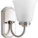 Keats 1 Light 6 inch Brushed Nickel Bath Vanity Wall Light
