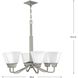 Clifton Heights 6 Light 26 inch Brushed Nickel Chandelier Ceiling Light