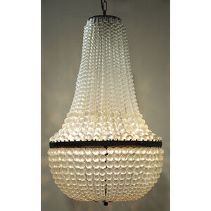 Mist 4 Light 21.5 inch Matte Black Chandelier Ceiling Light