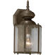 Roman Coach 1 Light 13 inch Antique Bronze Outdoor Wall Lantern, Small