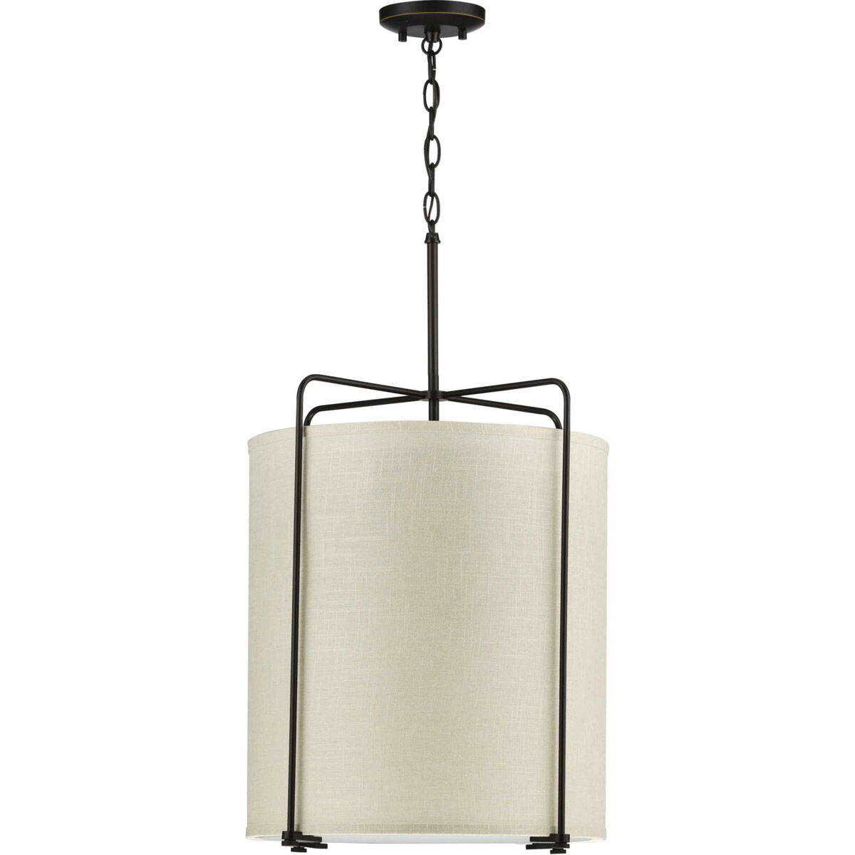 Kempsey 3 Light 17.75 inch Antique Bronze Pendant Ceiling Light