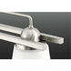 Flight 1 Light 6 inch Brushed Nickel Bath Vanity Wall Light, Design Series
