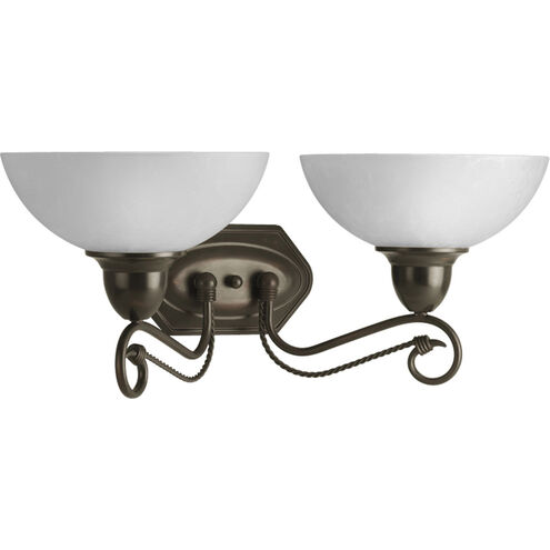 Pavilion 2 Light 21 inch Antique Bronze Bath Vanity Wall Light