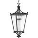 Cadence 1 Light 10 inch Black Outdoor Hanging Lantern, Design Series