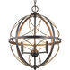Brandywine 3 Light Antique Bronze Pendant Ceiling Light