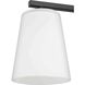 Vertex 4 Light 29 inch Matte Black Bath Light Wall Light