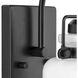 Fessler 1 Light 5 inch Matte Black Bath Light Wall Light