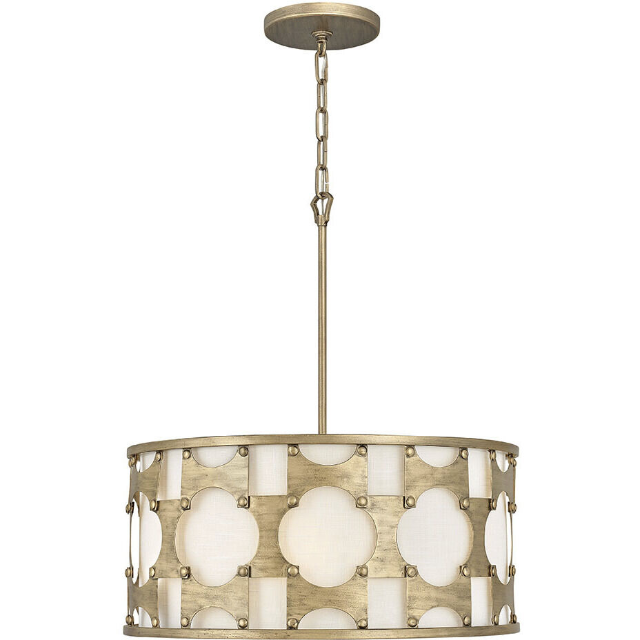 Carter 5 Light 21 inch Burnished Gold Indoor Chandelier Ceiling Light
