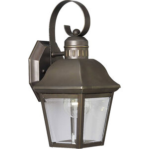 Andover 1 Light 13 inch Antique Bronze Outdoor Wall Lantern, Small