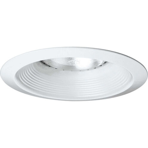 White Recessed Long Neck Baffle Trim